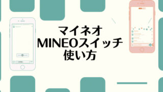 mineoスイッチonoff