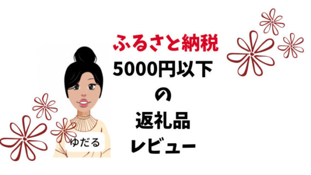 ふるさと納税5000円以下の返礼品をブログで紹介